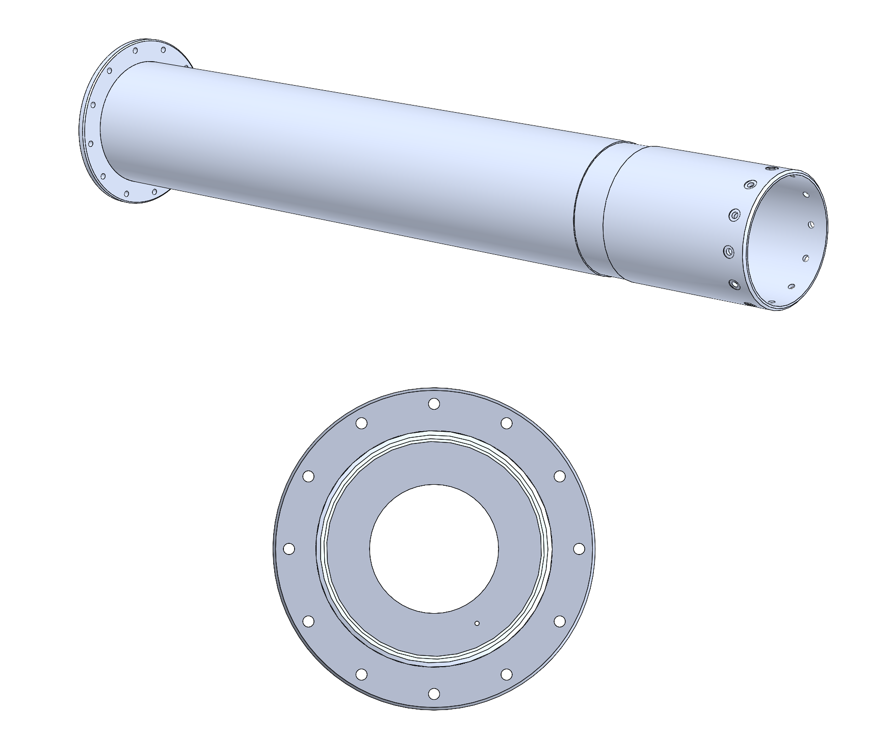 Vulcan combustion-chamber assembly render
