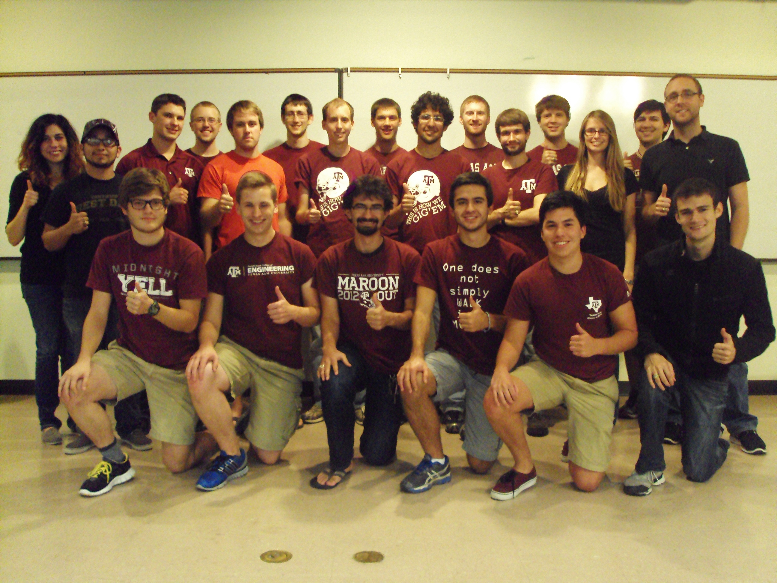 Members of the first SRT team posing together.